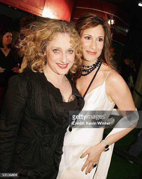 Actress Carol Kane and Stephanie J. Block arrive at the premiere of the Broadway musical "Wicked", hosted by Universal Pictures, at the Hollywood...