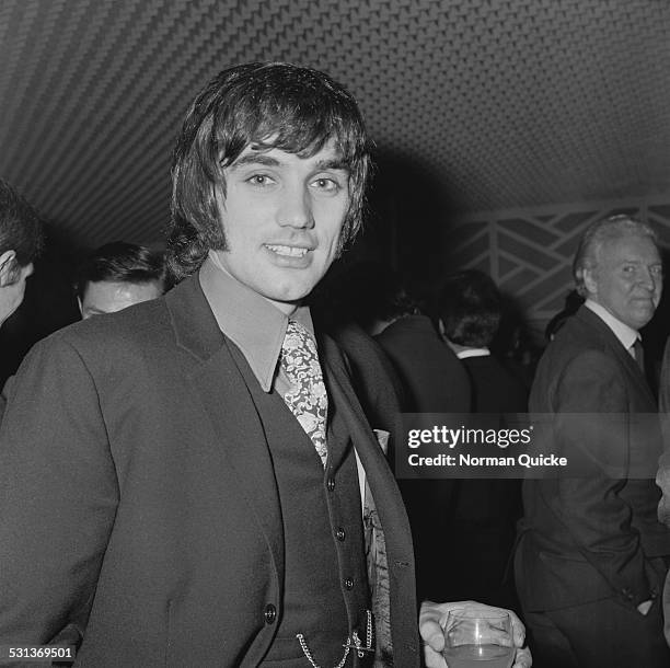 Northern Irish footballer George Best attends the Sportsman and Sportswoman of the Year awards, 25th November 1969.