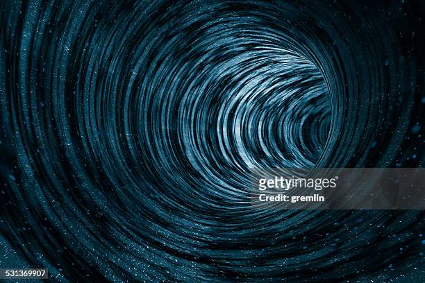 schwarzes loch-konzept mit tiefen universum galaxy, planeten, sternen - deep suck stock-fotos und bilder