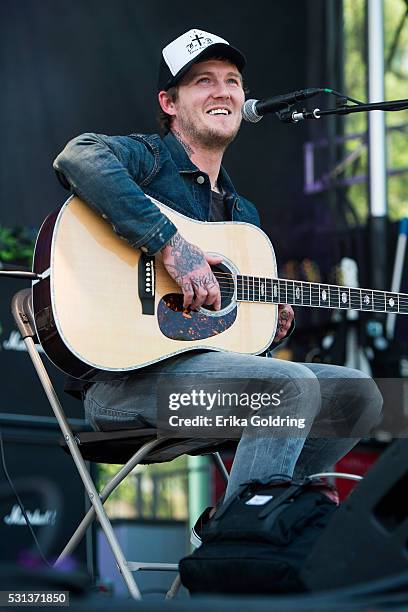 Brian Fallon performs at Centennial Olympic Park on May 13, 2016 in Atlanta, Georgia.