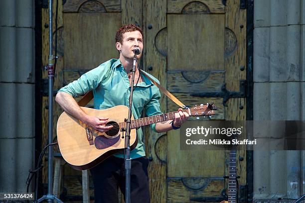 Ethan Buckner aka The Minnesota Child performs at The Mountain Winery on May 13, 2016 in Saratoga, California.