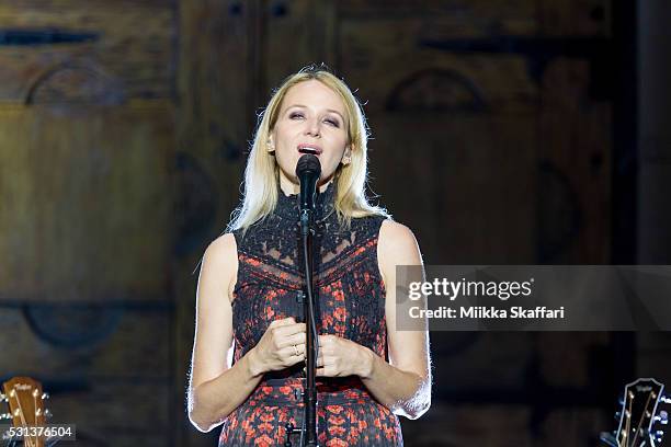 Singer-songwriter Jewel performs at The Mountain Winery on May 13, 2016 in Saratoga, California.