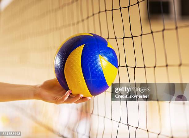 pallavolo. - pallavolo al chiuso foto e immagini stock
