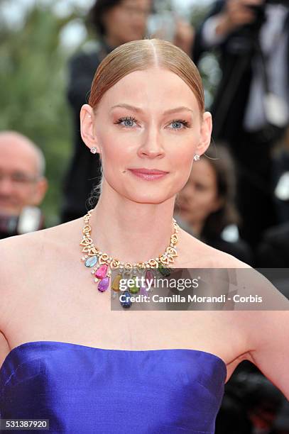 Svetlana Khodchenkova attends "The BFG" premiere during The 69th annual Cannes Film Festival on May 14, 2016 in Cannes, France.