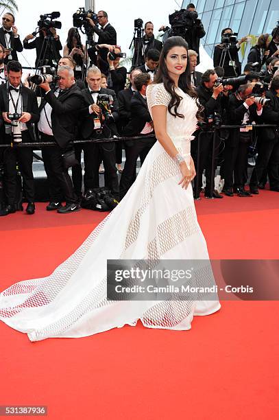 Ola Al-Fares attends "The BFG" premiere during The 69th annual Cannes Film Festival on May 14, 2016 in Cannes, France.