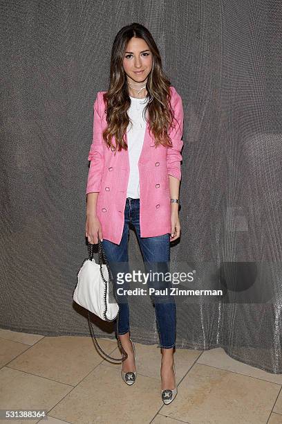 Blogger Arielle Charnas attends the Westfield x Who What Wear Presents: Boss Notes at Westfield Garden State Plaza Mall on May 14, 2016 in Paramus,...