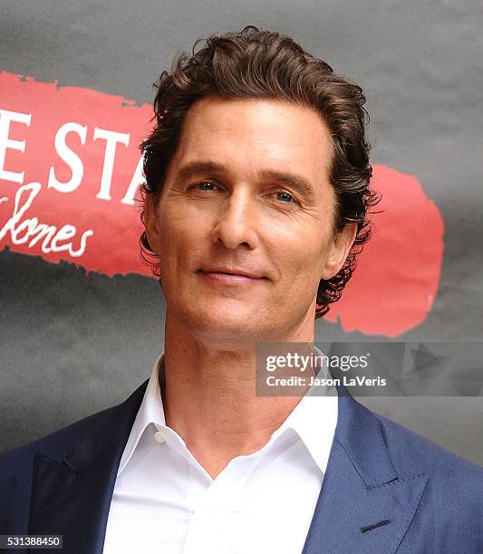 Actor Matthew McConaughey attends a photo call for "Free State of Jones" at Four Seasons Hotel Los Angeles at Beverly Hills on May 11, 2016 in Los...