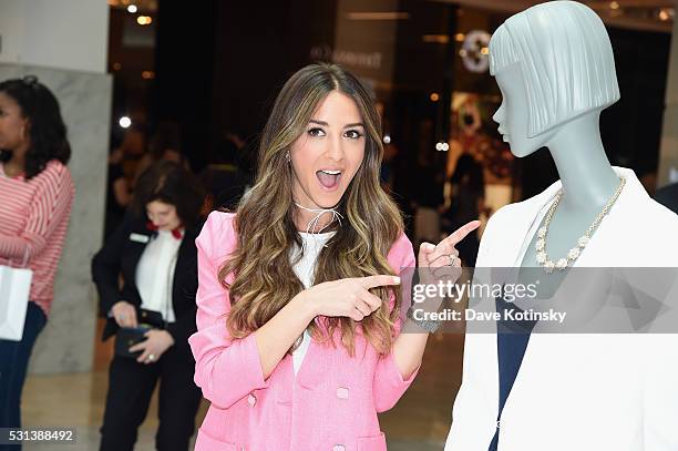 Blogger Arielle Charnas attends the Westfield x Who What Wear Presents: Boss Notes at Westfield Garden State Plaza Mall on May 14, 2016 in Paramus,...