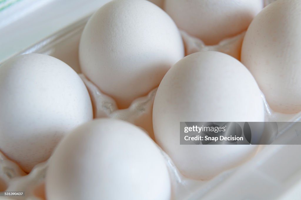 Carten of eggs