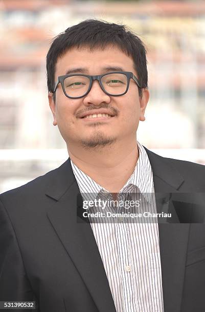 Director Yeon Sang-ho attends the "Train To Busan " photocall during the 69th Annual Cannes Film Festival on May 14, 2016 in Cannes, France.