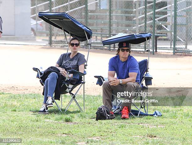 Rhea Durham and Mark Wahlberg are seen on May 14, 2016 in Los Angeles, California.