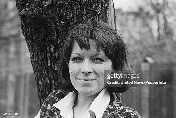 English actress Jill Gascoine pictured in London on 14th April 1977.