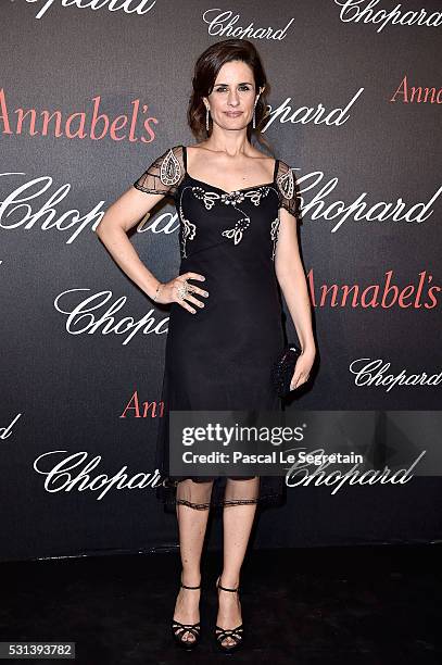 Livia Firth attends the Chopard Gent's Party at Annabel's in Cannes during the 69th Cannes Film Festival on May 14, 2016 in Cannes, France.