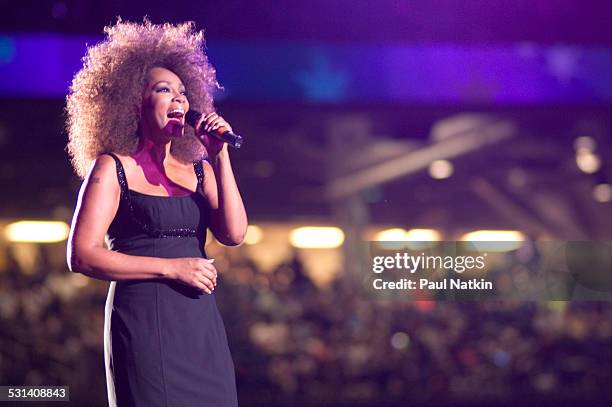 Singer Jody Watley performs at the opening of the Seventh Gay Games at Soldier Field, Chicago, Illinois, July 15, 2006.