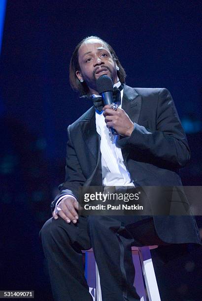 Comedian and singer Katt Williams performing at the Aire Crown Theater, Chicago, Illinois, December 31, 2006.