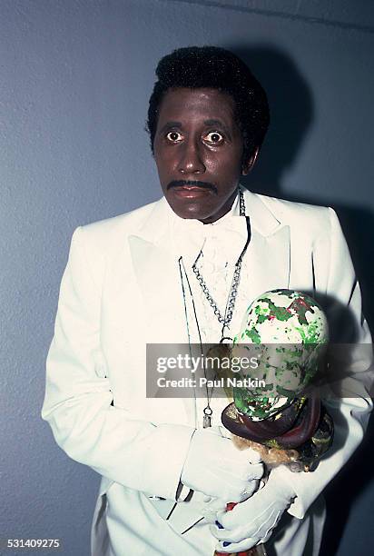 Portrait of Screaming Jay Hawkins, Chicago, Illinois, June 21, 1985.