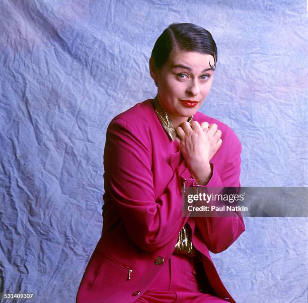 Portrait of Lisa Stansfield, Chicago, Illinois, April 21, 1990.