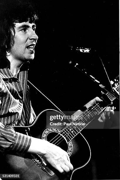 Al Stewart performs, Chicago, Illinois, October 27, 1978.