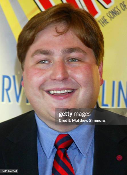 Producer Tripp Hornick arrives to the opening of "The Melody Lingers On" at the El Portal theatre on June 23, 2005 in Los Angeles, California.