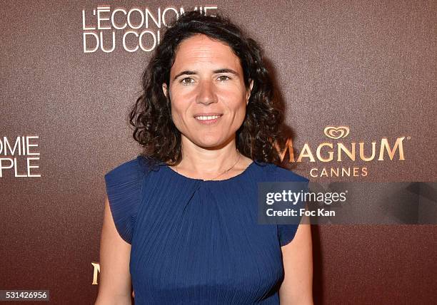 Writer/screenwriter Mazarine Pingeot�� attends the "L'Economie du Couple" Party at Plage Magnum - 69th Annual Cannes Film Festival- on May 13, 2016...