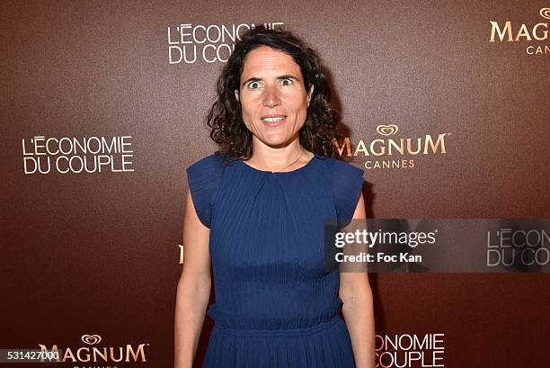 Writer/screenwriter Mazarine Pingeot�� attends the "L'Economie du Couple" Party at Plage Magnum - 69th Annual Cannes Film Festival- on May 13, 2016...