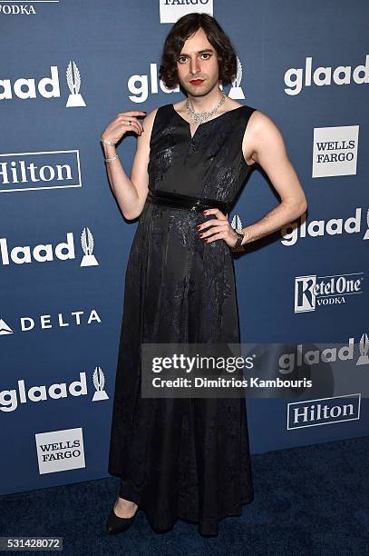 Writer Jacob Tobia attends the 27th Annual GLAAD Media Awards in New York on May 14, 2016 in New York City.