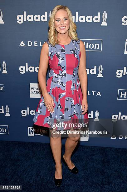 Personality Margaret Hoover attends the 27th Annual GLAAD Media Awards in New York on May 14, 2016 in New York City.