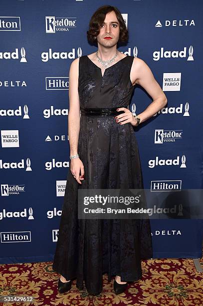 Writer Jacob Tobia attends the 27th Annual GLAAD Media Awards in New York on May 14, 2016 in New York City.