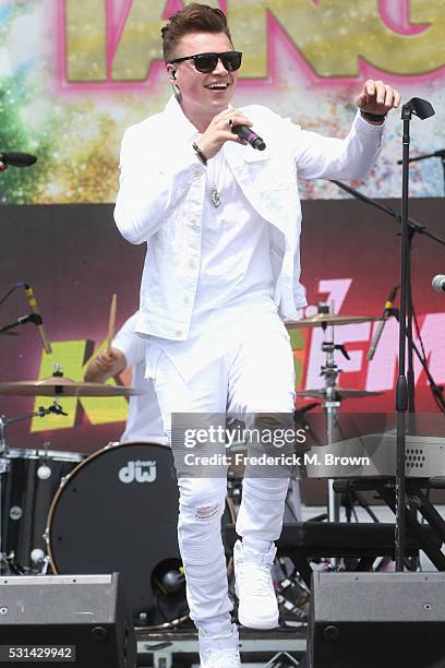 Recording artist Shawn Hook performs at The Village at 102.7 KIIS FM's 2016 Wango Tango at StubHub Center on May 14, 2016 in Carson, California.