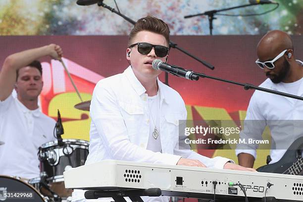 Recording artist Shawn Hook performs at The Village at 102.7 KIIS FM's 2016 Wango Tango at StubHub Center on May 14, 2016 in Carson, California.