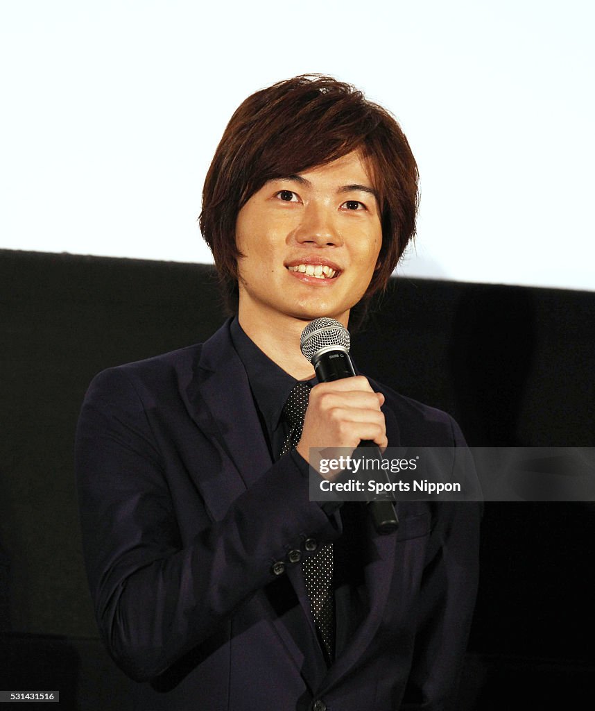 Ryunosuke Kamiki Attends Opening Day Greeting In Tokyo