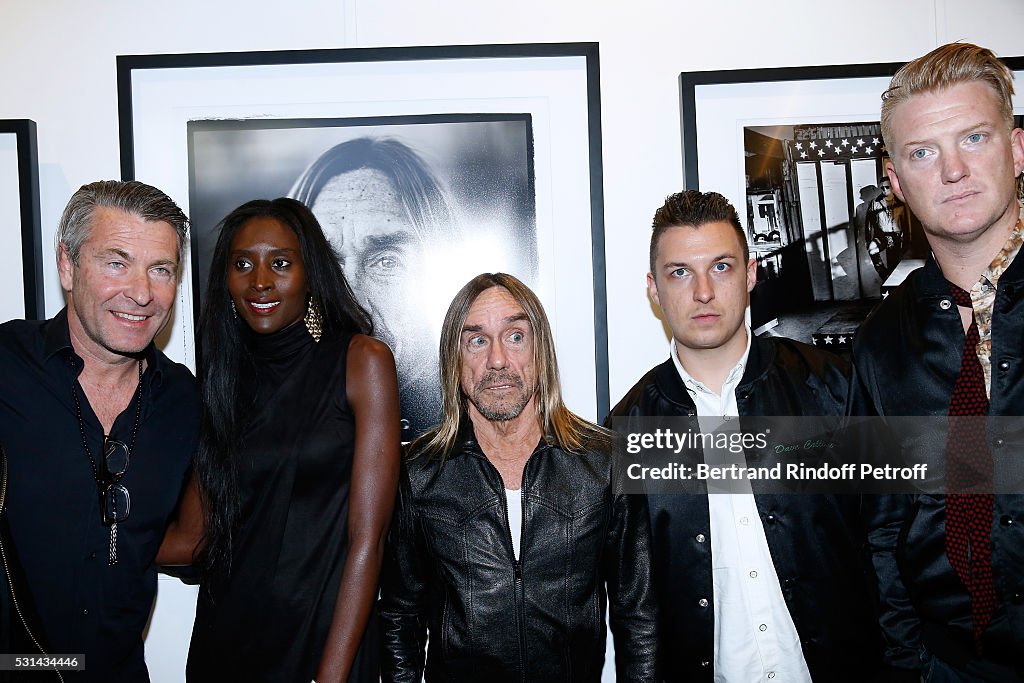 Iggy Pop 'Post Depression' Art Pictures Exhibition At French Paper Gallery In Paris