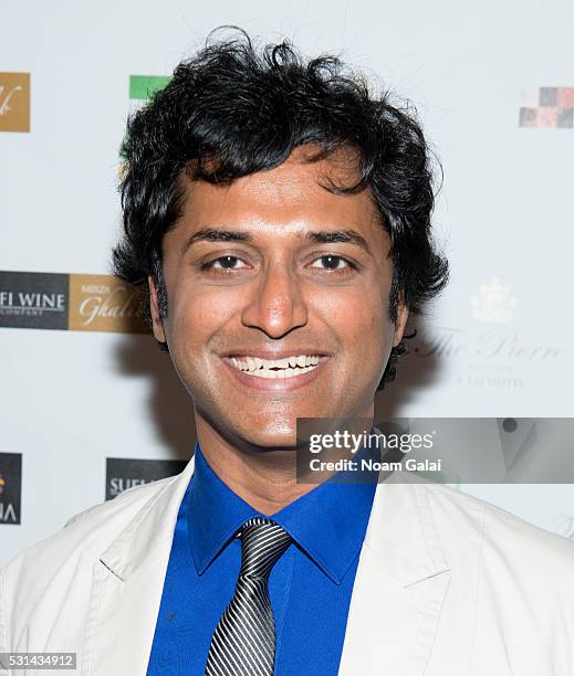 Actor Roger Narayan attends the closing night of the 16th Annual New York Indian Film Festival at Jack H. Skirball Center for the Performing Arts on...