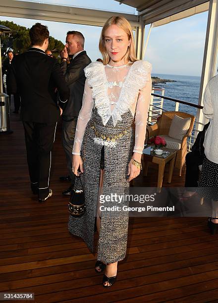 Actress Chloe Sevigny attends Vanity Fair and HBO Dinner Celebrating the Cannes Film Festival at Hotel du Cap-Eden-Roc on May 14, 2016 in Cap...