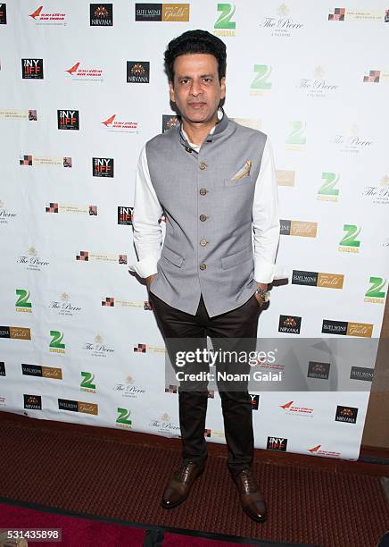 Actor Manoj Bajpayee attends the closing night of the 16th Annual New York Indian Film Festival at Jack H. Skirball Center for the Performing Arts on...