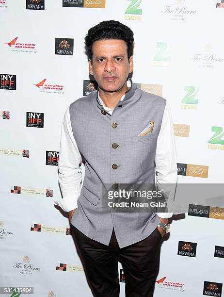 Actor Manoj Bajpayee attends the closing night of the 16th Annual New York Indian Film Festival at Jack H. Skirball Center for the Performing Arts on...
