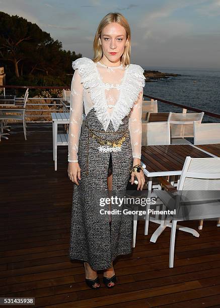 Actress Chloe Sevigny attends Vanity Fair and HBO Dinner Celebrating the Cannes Film Festival at Hotel du Cap-Eden-Roc on May 14, 2016 in Cap...