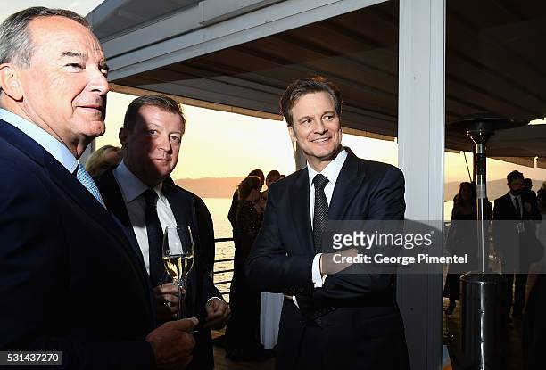 Actor Colin Firth attends Vanity Fair and HBO Dinner Celebrating the Cannes Film Festival at Hotel du Cap-Eden-Roc on May 14, 2016 in Cap d'Antibes,...