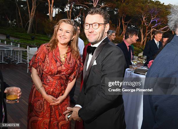 Vanity Fair, Executive Editor, West Coast Krista Smith and actor Joel Edgerton attend Vanity Fair and HBO Dinner Celebrating the Cannes Film Festival...