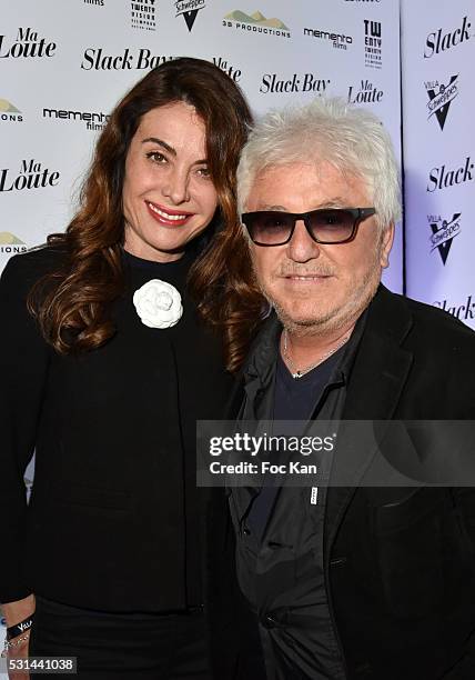 Marc Cerrone and Jill Cerrone attend the "Ma Loute" Party at Villa Schweppes May 13, 2016 in Cannes, France.