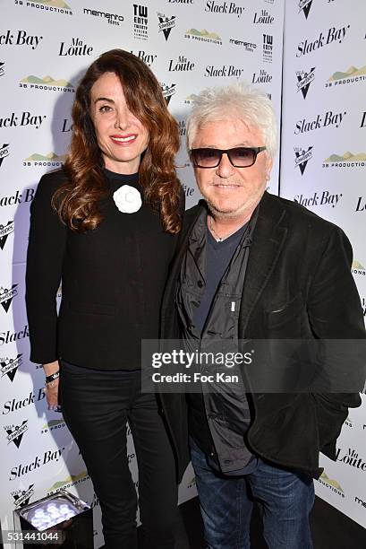 Marc Cerrone and Jill Cerrone attend the "Ma Loute" Party at Villa Schweppes May 13, 2016 in Cannes, France.