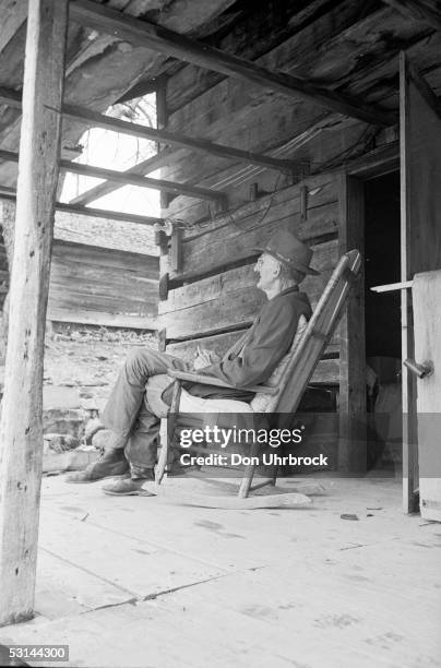 Man In Rocking Chair Front Porch Rocking Chair Photos and Premium High Res Pictures - Getty ...