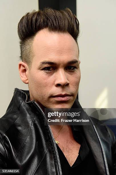 Recording artist Luke Steele of music group Empire of the Sun attends KROQ Weenie Roast 2016 at Irvine Meadows Amphitheatre on May 14, 2016 in...