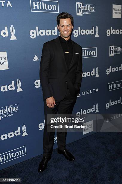 Andrew Rannells attends the 27th Annual GLAAD Media Awards hosted by Ketel One Vodka at the Waldorf-Astoria on May 14, 2016 in New York City.