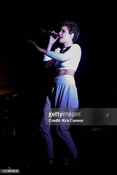 Halsey performs during 2016 Sweetlife Festival at Merriweather Post Pavillon on May 14, 2016 in Columbia, Md.
