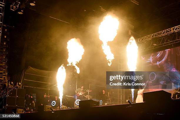 Halsey performs during 2016 Sweetlife Festival at Merriweather Post Pavillon on May 14, 2016 in Columbia, Md.