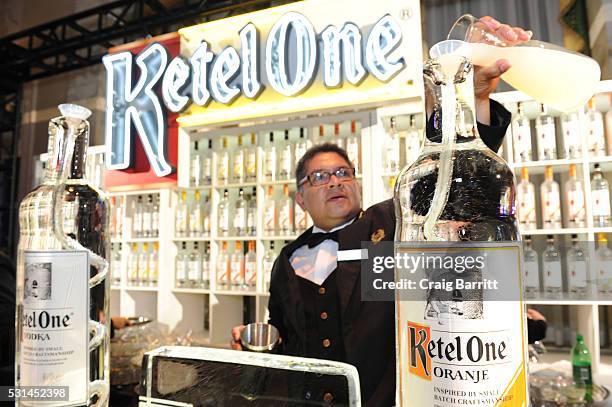 Ketel One Vodka on display at the 27th Annual GLAAD Media Awards hosted by Ketel One Vodka at the Waldorf-Astoria on May 14, 2016 in New York City.