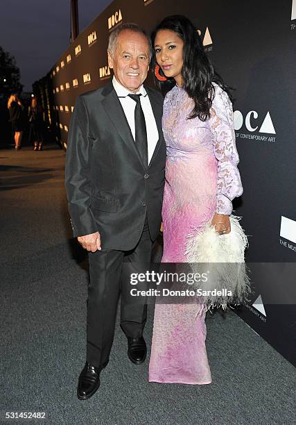 Chef Wolfgang Puck and designer Gelila Assefa attend the MOCA Gala 2016 at The Geffen Contemporary at MOCA on May 14, 2016 in Los Angeles, California.
