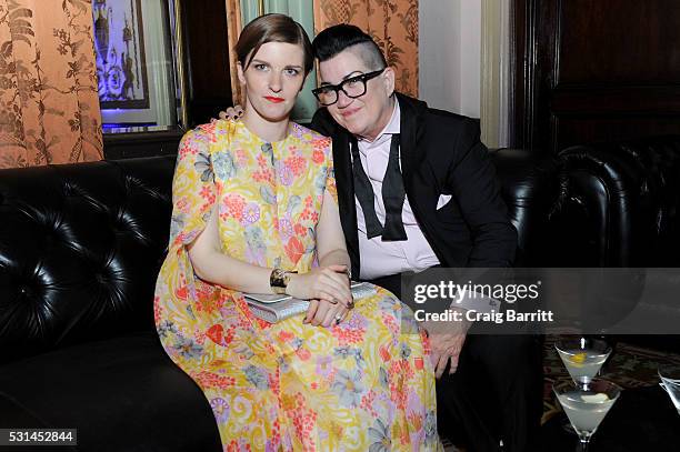 Chelsea Fairless and Lea DeLaria attend the 27th Annual GLAAD Media Awards after party hosted by Ketel One Vodka at the Waldorf-Astoria on May 14,...