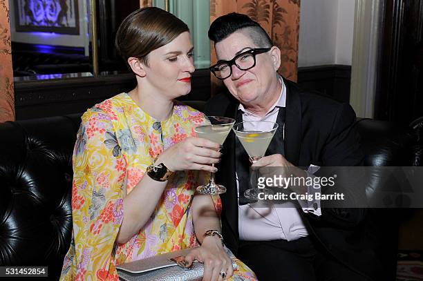 Chelsea Fairless and Lea DeLaria attend the 27th Annual GLAAD Media Awards after party hosted by Ketel One Vodka at the Waldorf-Astoria on May 14,...